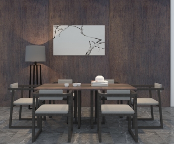 New Chinese Style Dining Table And Chairs-ID:950997111
