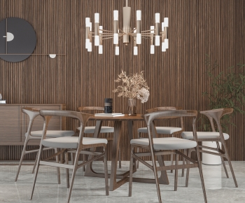 Modern Dining Table And Chairs-ID:204608928