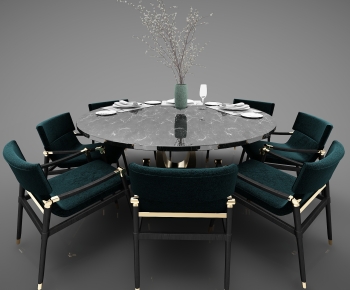 New Chinese Style Dining Table And Chairs-ID:122126107