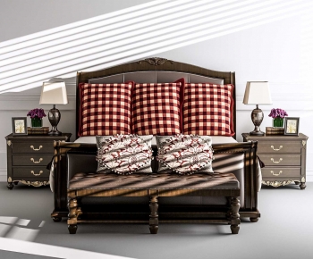 European Style Double Bed-ID:192014933