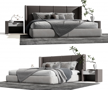 New Chinese Style Double Bed-ID:918302066
