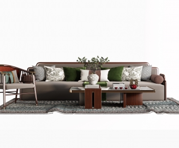 New Chinese Style Sofa Combination-ID:469230899