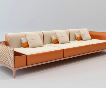 New Chinese Style Three-seat Sofa-ID:813283924