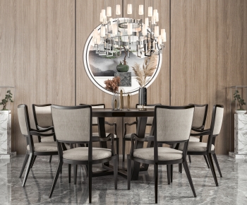 New Chinese Style Dining Table And Chairs-ID:835014102