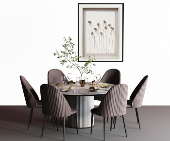 Modern Dining Table And Chairs-ID:133898021