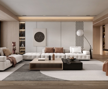 Modern A Living Room-ID:685365926