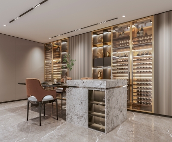 Modern Wine Cellar/Wine Tasting Room-ID:410790468