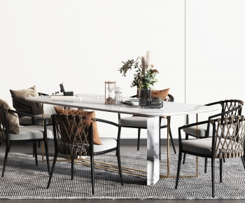 Modern Dining Table And Chairs-ID:450038919