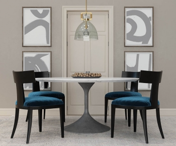 New Classical Style Dining Table And Chairs-ID:623863949
