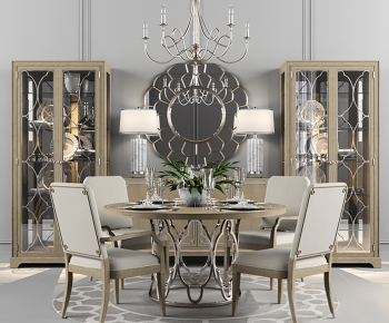 European Style Dining Table And Chairs-ID:816178086