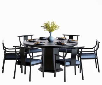 New Chinese Style Dining Table And Chairs-ID:201319935