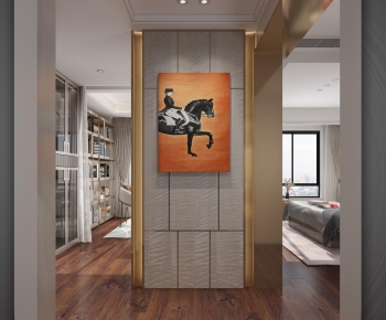 New Chinese Style Hallway-ID:625191932