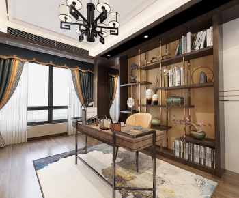 New Chinese Style Study Space-ID:592222936