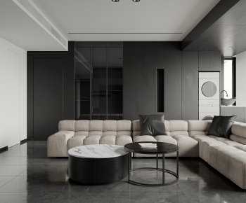 Modern A Living Room-ID:612581976