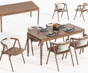 New Chinese Style Dining Table And Chairs-ID:156693945