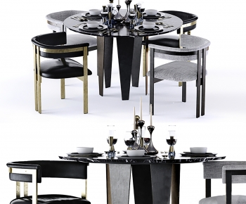 Modern Dining Table And Chairs-ID:787544016