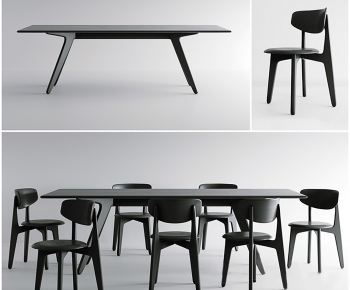 Modern Dining Table And Chairs-ID:837801939