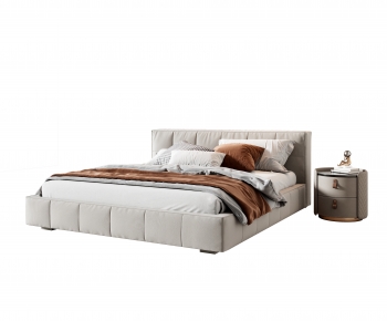 Modern Double Bed-ID:335433018