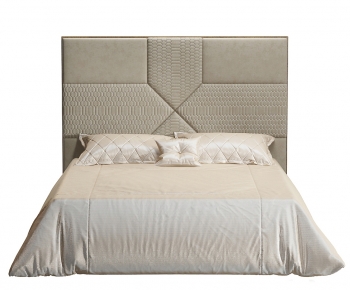 Modern Double Bed-ID:669895892