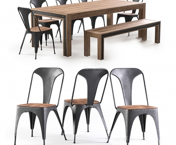 Modern Dining Table And Chairs-ID:497731928