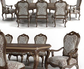 European Style Dining Table And Chairs-ID:856128931