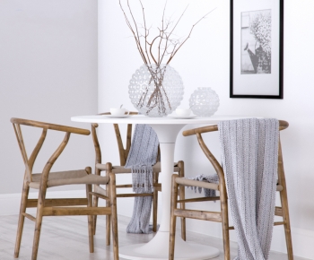 Nordic Style Dining Table And Chairs-ID:727905048
