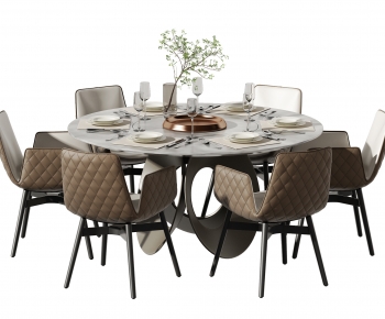 Modern Dining Table And Chairs-ID:782862904