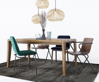 Modern Dining Table And Chairs-ID:967371943