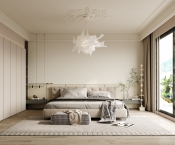 Wabi-sabi Style Bedroom-ID:800029994