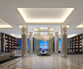 New Chinese Style Lobby Hall-ID:574393031