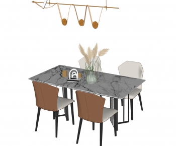 Modern Dining Table And Chairs-ID:770222902