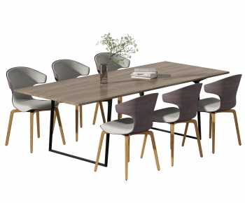 Modern Dining Table And Chairs-ID:186562061