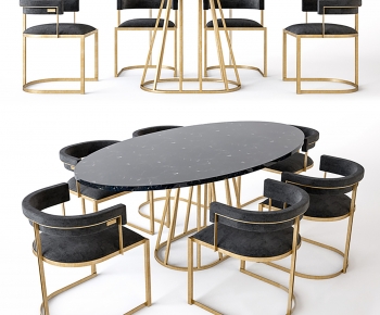 Modern Dining Table And Chairs-ID:987308983