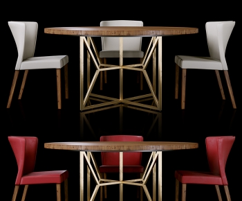 Modern Dining Table And Chairs-ID:311584003