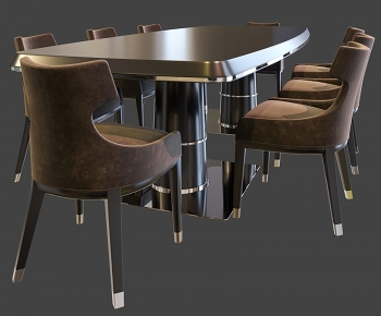 Modern Dining Table And Chairs-ID:726129069