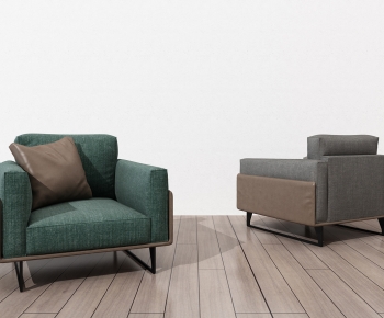 Modern Single Sofa-ID:372239114