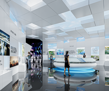 Modern Exhibition Hall-ID:216119052