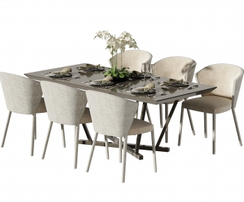 Modern Dining Table And Chairs-ID:515378952