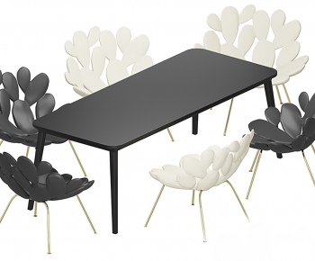 Modern Dining Table And Chairs-ID:603228094