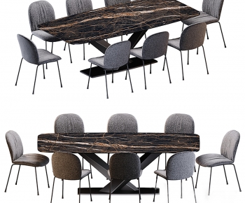 Modern Dining Table And Chairs-ID:918237922