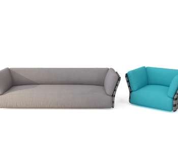 Modern Three-seat Sofa-ID:955362082