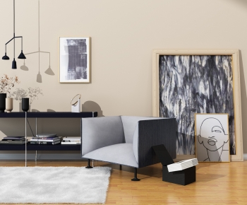 Modern Single Sofa-ID:934952975