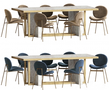 Modern Dining Table And Chairs-ID:192329979