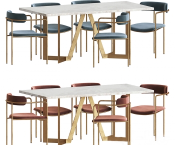 Modern Dining Table And Chairs-ID:319120964