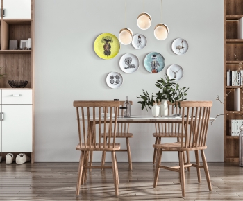 Nordic Style Dining Table And Chairs-ID:175673964