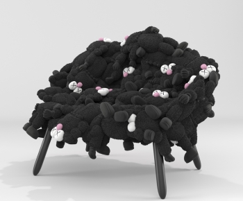 Estudio Campana KAWS黑色椅子-模型ID【1316957】