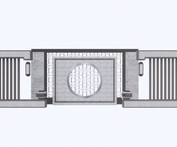 New Chinese Style Building Component-ID:832582959