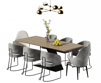 Modern Dining Table And Chairs-ID:659585953