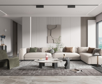 Modern A Living Room-ID:830509798