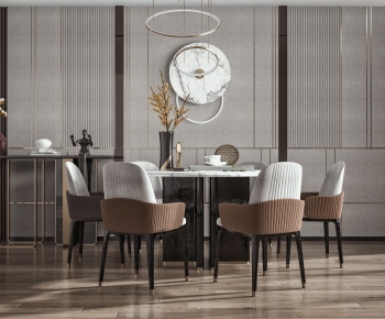 New Chinese Style Dining Table And Chairs-ID:311213974